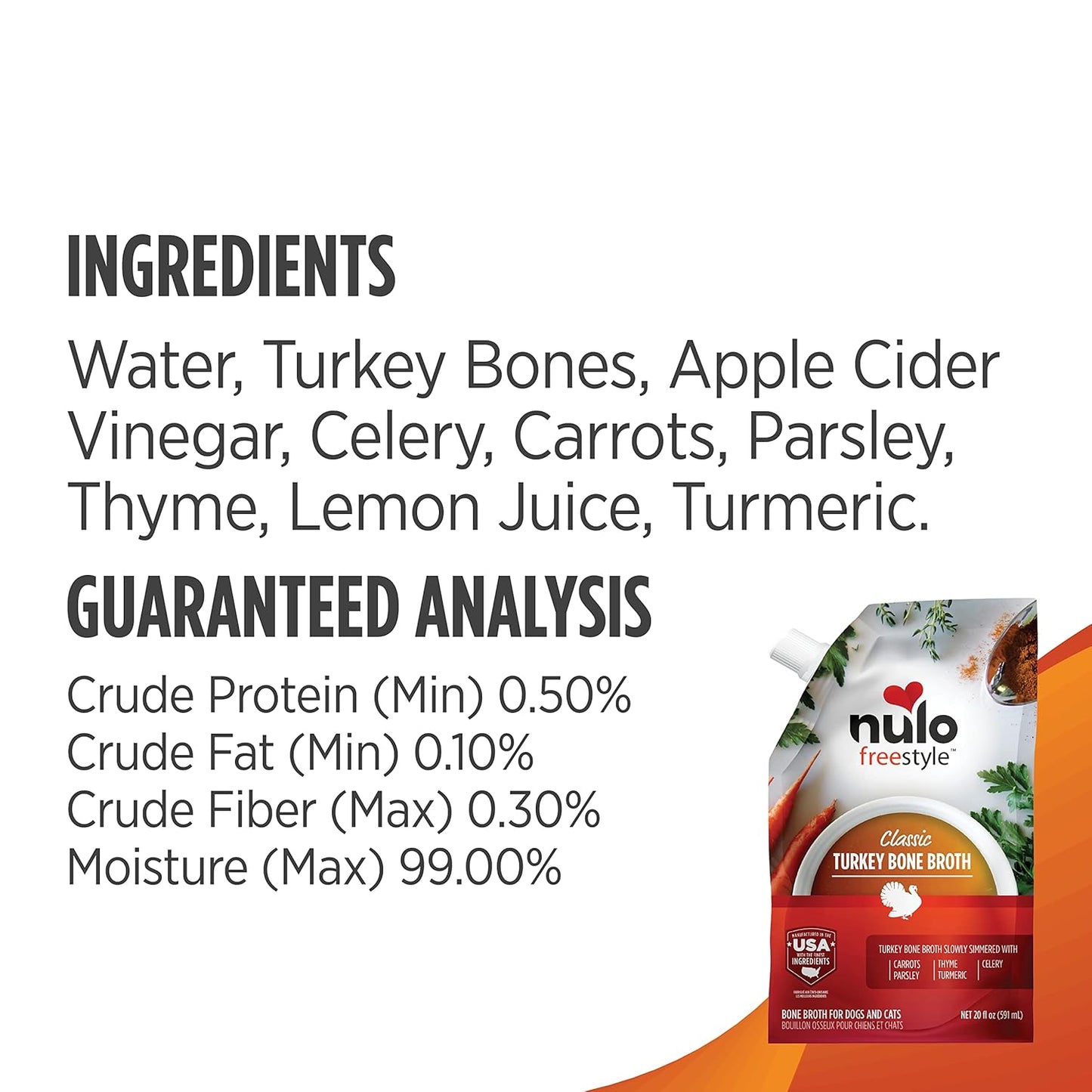 Freestyle Bone Broth, Premium Food Topper for Cats and Dogs, with Collagen and Chondroitin Sulfate to Help Boost the Quality of Your Pet’S Coat and Skin, 20 FL Oz Pouch